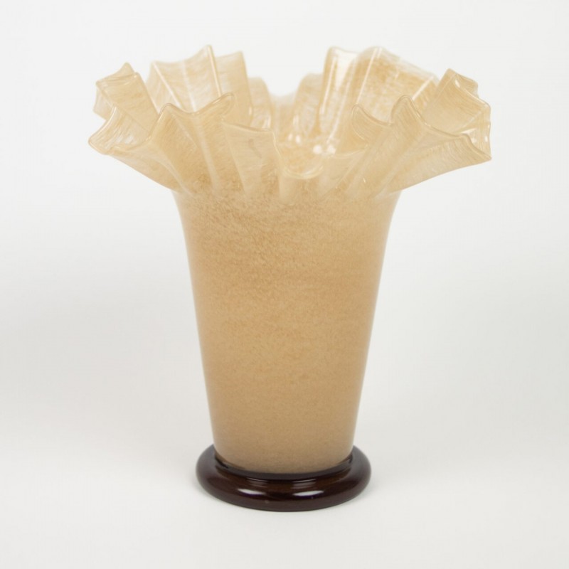 ALV VASE GLASS BEIGE